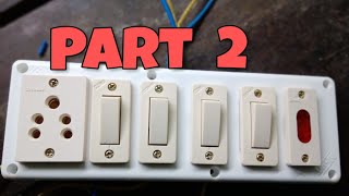 4 switch 1 socket 1indiceter board connection Part -2||Sinha Electricals