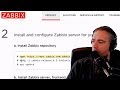 Downloading and installing zabbix server 42 from packages