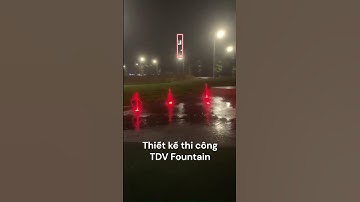 Sàn phun nước tại Đô Lương - Nghệ An #shorts #tdvfountain #đàiphunnước