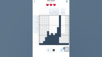 nonogram level 226 #gaming #2025 #games #nonogram #game