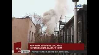 New York buildings collapse in possible gas blast, 19 hurt