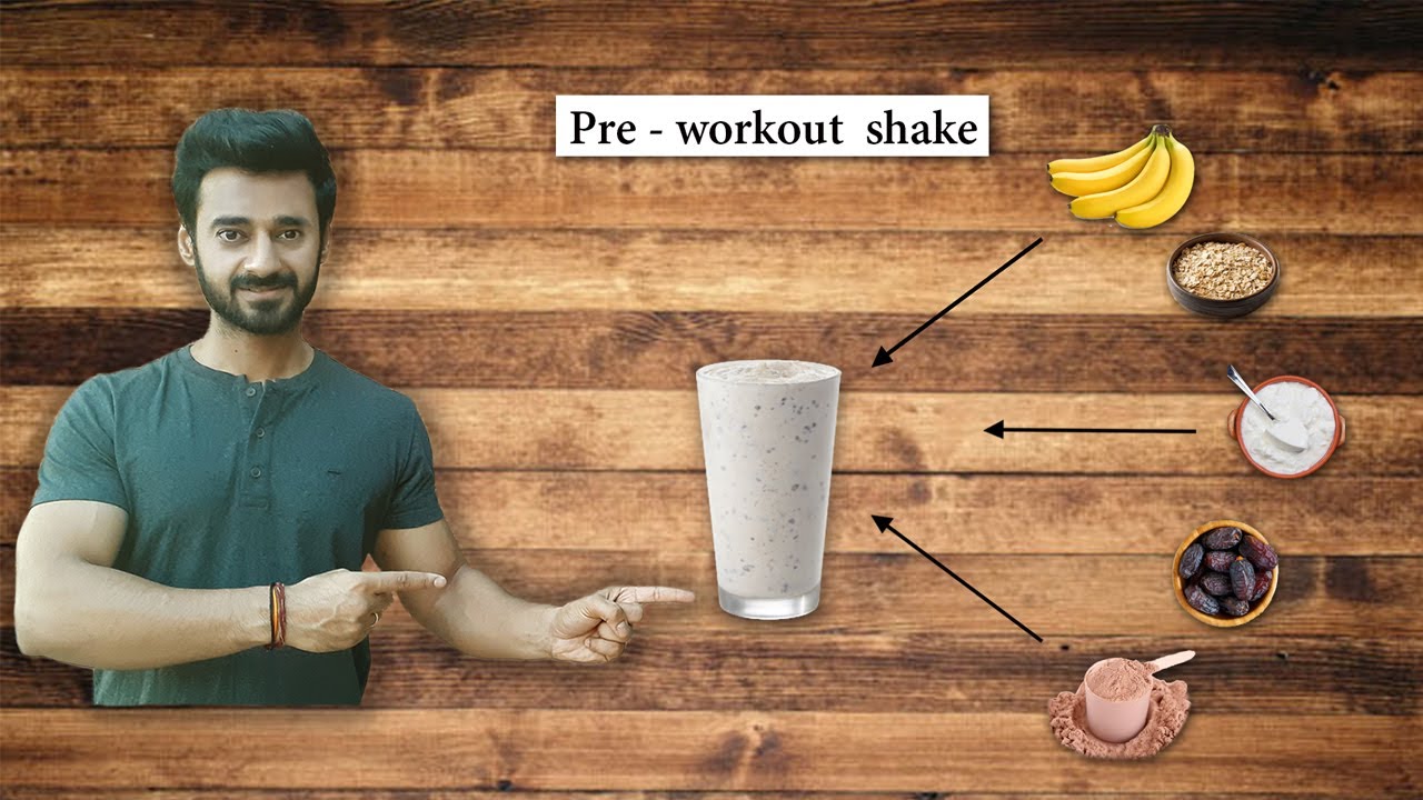 Preworkout MEAL I SHAKE I For Vegetarians I Hs Fitness YouTube