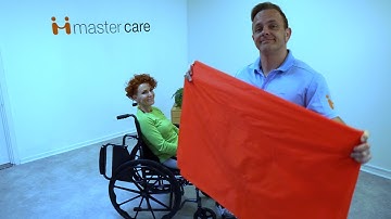 Moving back in the wheelchair with sliding material,three folding techniques