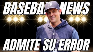 AARON BOONE ADMITE ERROR EN DERROTA DE LOS YANKEES FRENTE A LOS MARINEROS