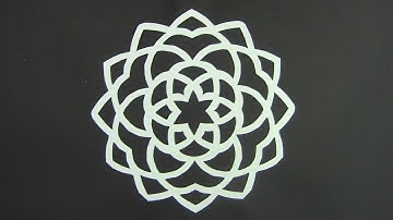 Paper snowflake tutorial - Look here! Snowflakes in 5 minutes