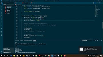 POO JAVA : Classe Fraction