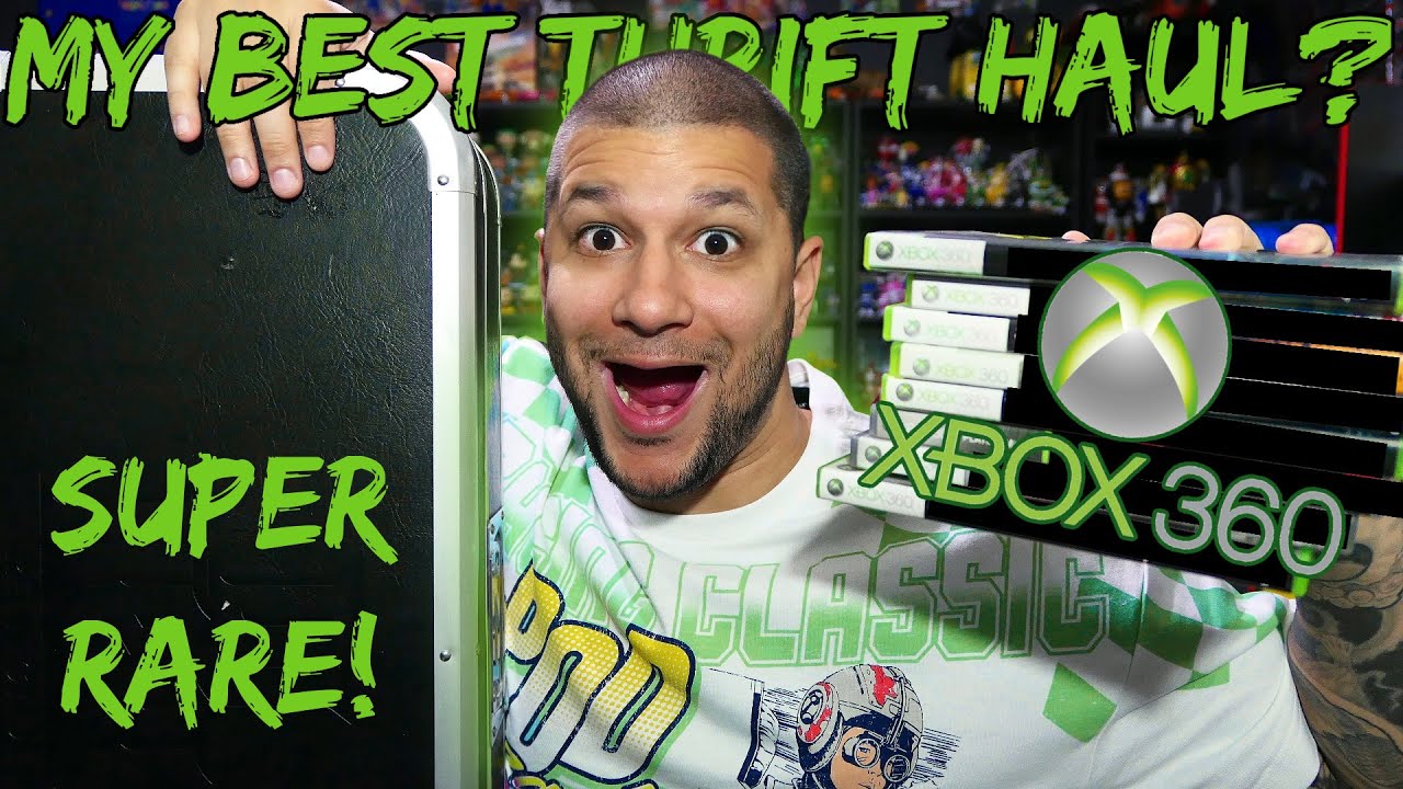 I Found A SUPER RARE Xbox 360 Video Game At The Thrift Store! My Best Thrift Haul In Years!