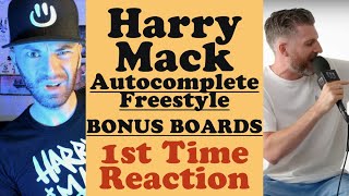 Harry Mack Autocomplete Freestyle BONUS BOARDS | WIRED | First Time Reaction