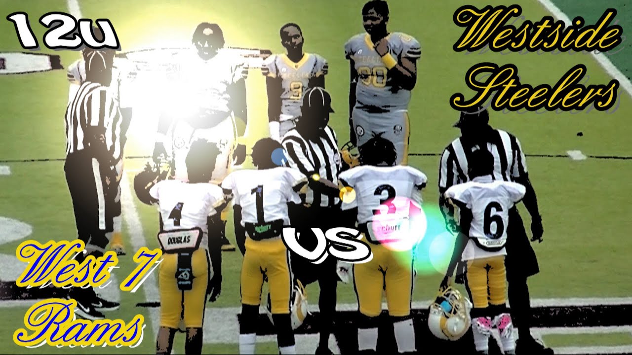 2022 SMSB (12u) West 7 Rams vs Westside Steelers Benefit Game **Full ...