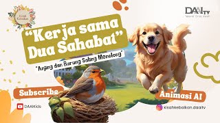 Kerjasama Dua Sahabat - Anjing dan Burung | Kisah Kebaikan