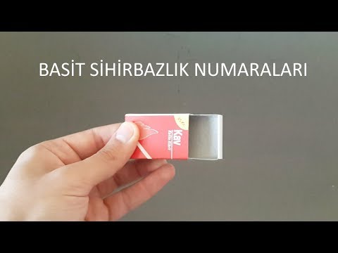 Video: Kibritlerle Sihirbazlık Numaraları Nasıl Yapılır?