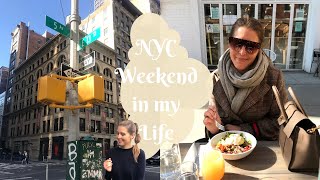 New York City vlog: Weekend in my Life - going to Trader Joe&#39;s, doing laundry and getting a haircut