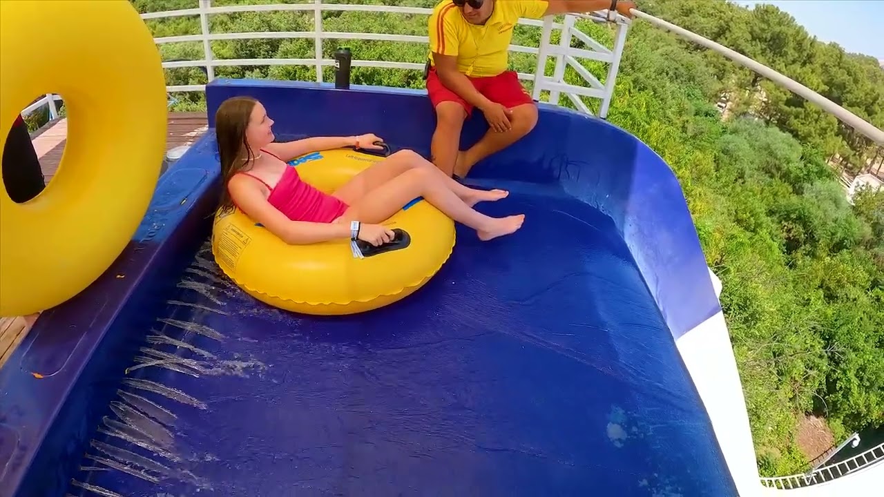Tsunami WaterSlide at WaterPark, Antalya, Turkey (Türkiye) - YouTube