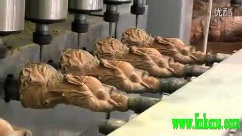 [LINKCNC]cnc router with 12 spindle + rotary engrave figure of Buddha