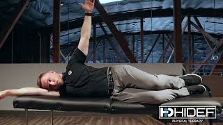 Sidelying shoulder horizontal abduction