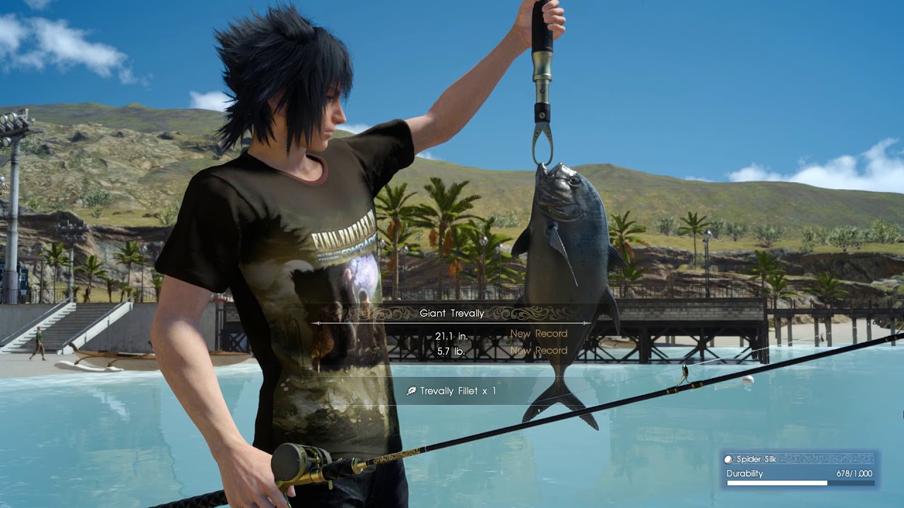 Final Fantasy XV Fishing YouTube