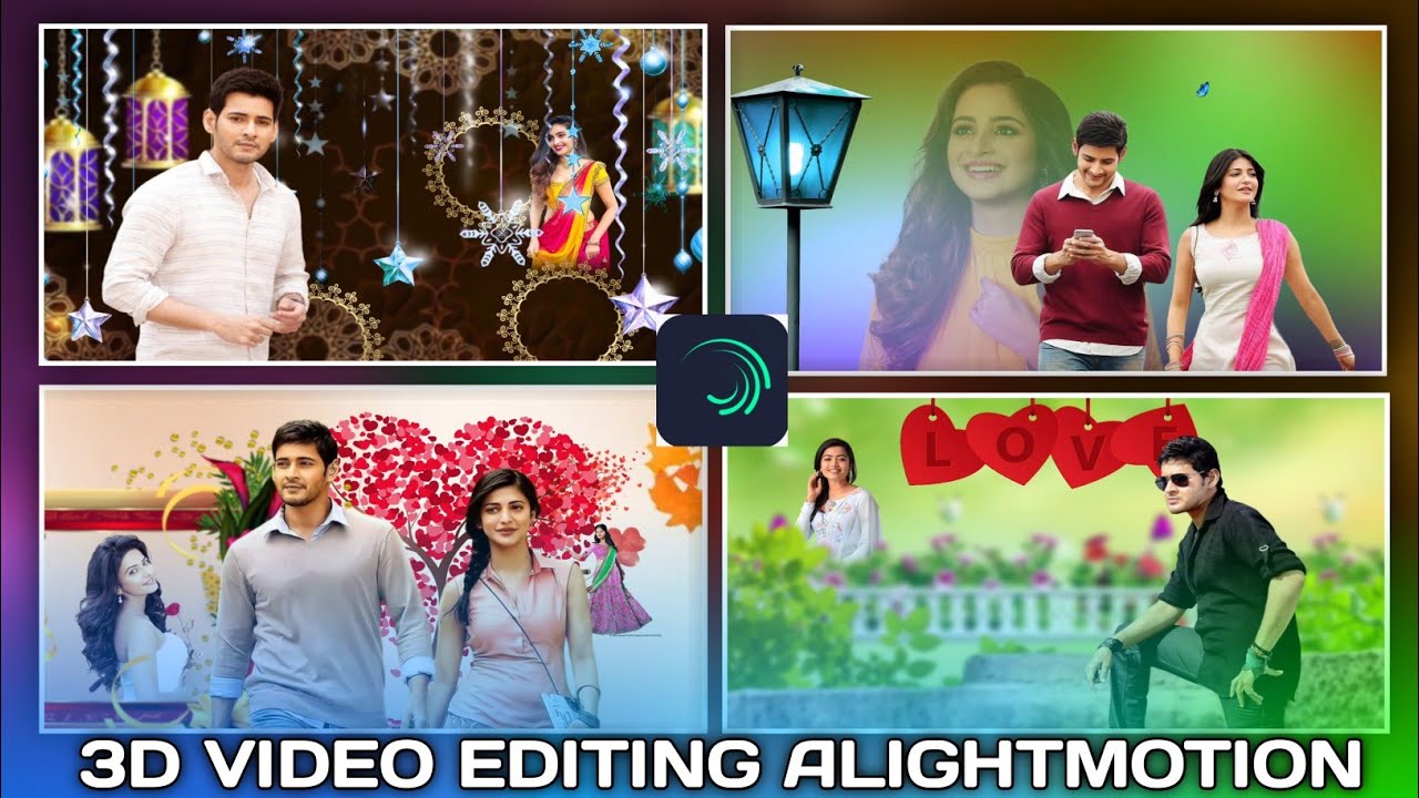 3d lyrics video editing alight motion 3d new camera movement alight ...