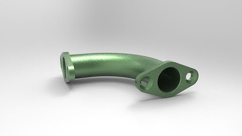 Mastercam X5 || 3D Modelling #22 || flanged elbow