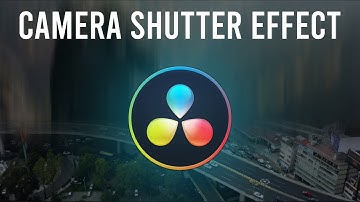 Creating Shutter Effect in DaVinci Resolve (1 Min)