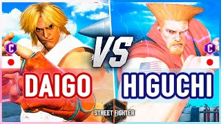 SF6 🔥 Daigo (Ken) vs Higuchi (Guile) 🔥 Street Fighter 6