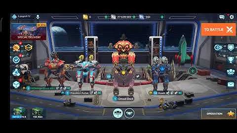 i got dread shell from operation E war robots