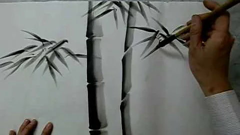 竹を鉛筆で上手に描く方法