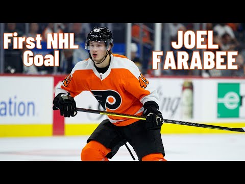Joel Farabee #49 (Philadelphia Flyers) first NHL goal 01/11/2019