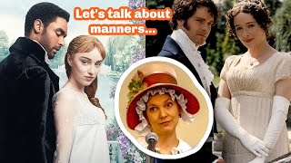 Jane Austen Scholar Reviews Bridgerton 'Manners'