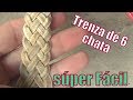 Trenza de 6 chata "Súper fácil" "El Rincón del Soguero"