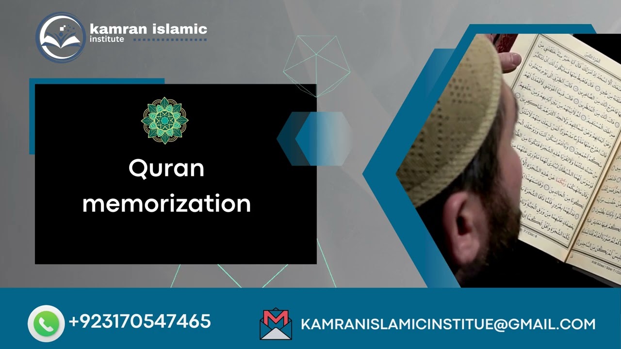learn Quran and Islam online with Kamran Islamic institute