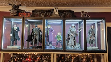 Inart figures displayed in 1/6 Apextime display case
