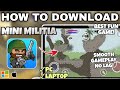 كيفية تنزيل ولعب لعبة MINI MILITIA على الكمبيوتر الشخصي أو المحمول الدليل الكامل 2025