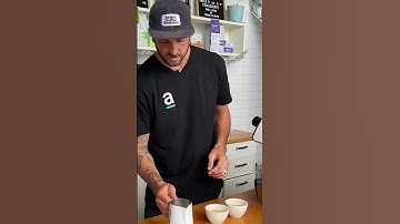 Jimmy with some latte art tips, tricks and advice for beginner baristas. #coffee #latteart #latte