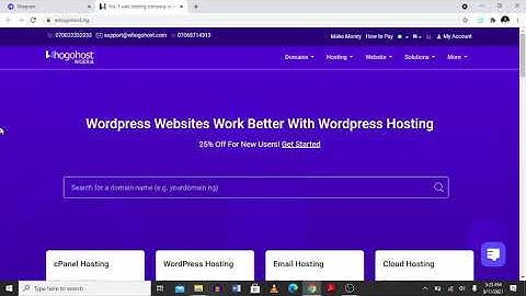How to purchase domain name and web hosting on Whogohost