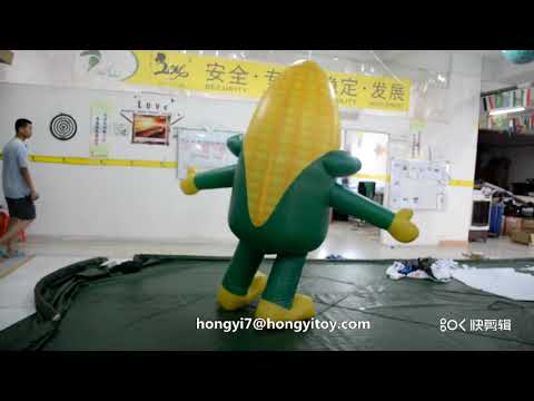 Inflatable Corn Cartoon Inflatable Walking Doll