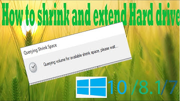 How to Resize Partition || How to Shrink and extend Hard Drive on windows 10/8.1/7