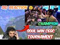 Sid Reaction iQOO Soul Champion 🏆 CEGC 2025 WINNER 