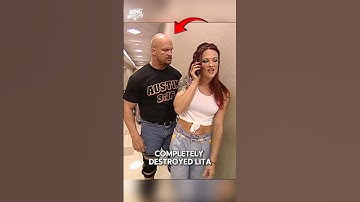 Steve Austin Destroys Lita #shorts #stonecoldsteveaustin