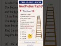 Ladder Rungs Total Length | CBSE Class 10 Maths#cbse #class10 #ncert #examfront #ytshorts