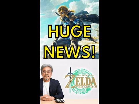 Huge Zelda TOTK News! - Tears of the Kingdom #Shorts