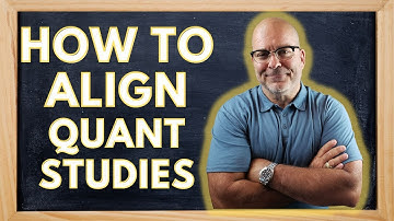 How to ALIGN Your QUANTITATIVE Study || Purpose, Problem, and Research Questions