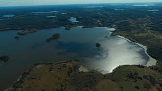 Псковская область озеро Каратай с высоты птичьего полета