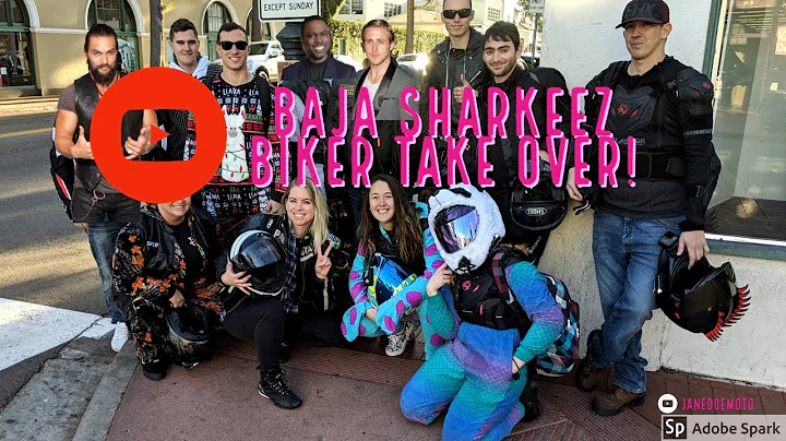 Baja Sharkeez Biker Take Over - Dope Wheelie - and...