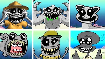 All SpongeBob vs ZOONOMALY Animation |  BACK STORY of MONSTER MONKEY | ♪ Animated Music Video