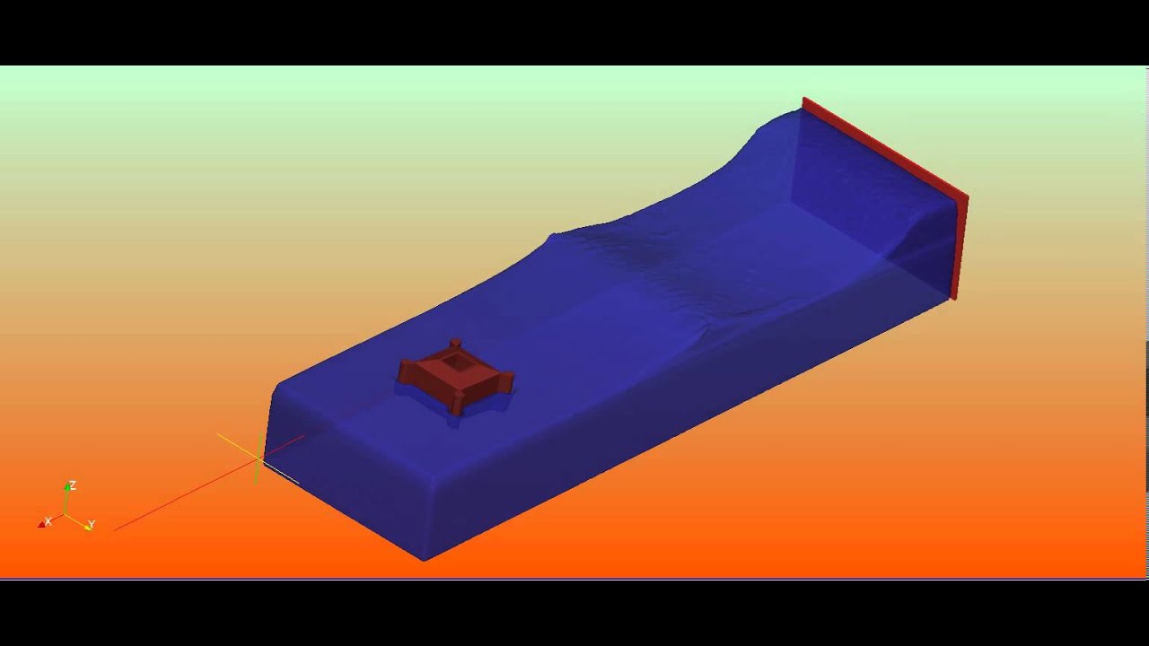 CFD Oscillating Water Column - YouTube