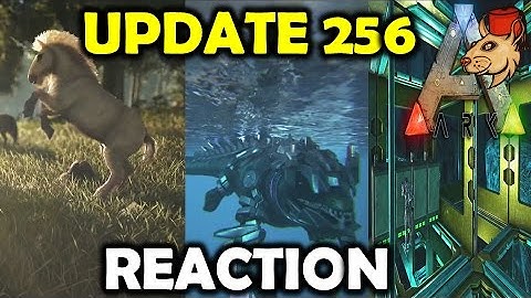 ARK Update 256 Trailer Reaction Equus Iguanodon Tek Teleporter Underwater Bases