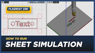 3D Sheet Plasma Cutting Simulation - FlashCut CAD/CAM/CNC Software