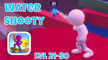 🔫WATER SHOOTY🔫LEVELS 21-30 + BOSS by Rollic (iOS)