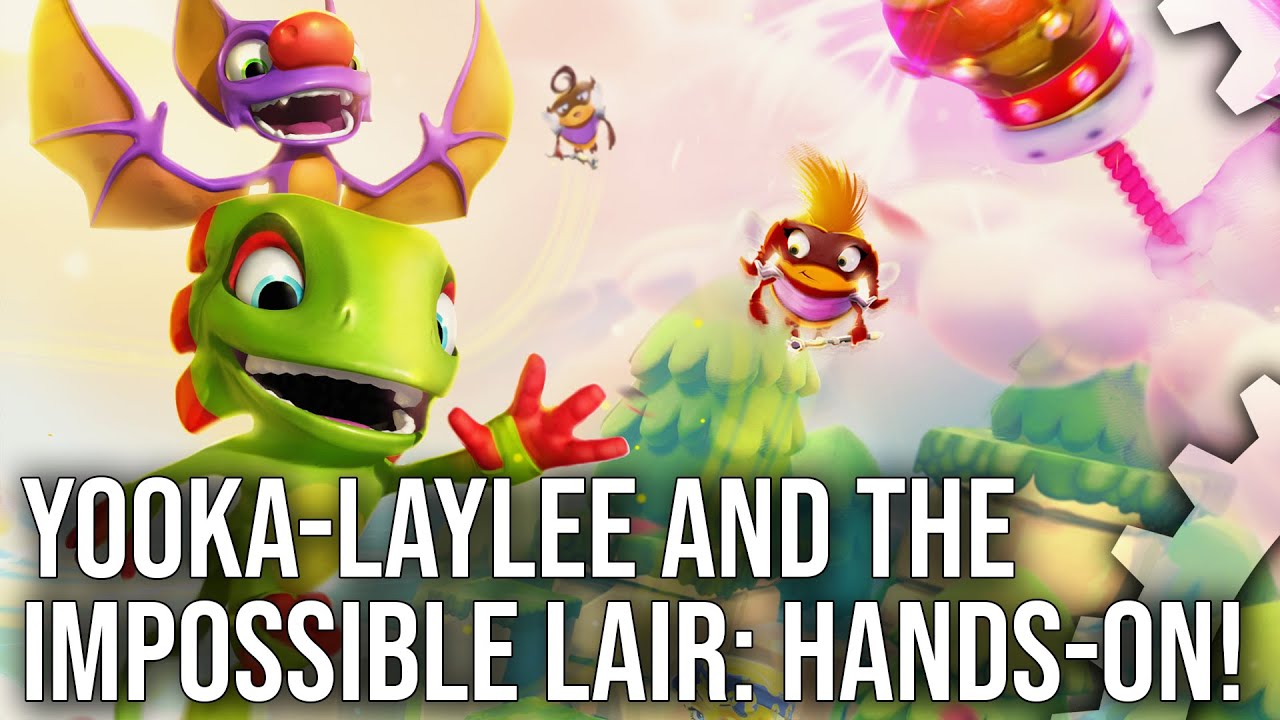 4K] Yooka Laylee and the Impossible Lair: Xbox One X Early Hands On!  Gamescom Build Tested - YouTube