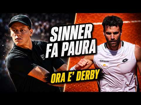 Video Sinner fa paura a Roma Popyrin spazzato via, ora arriva il derby con Pellegrino